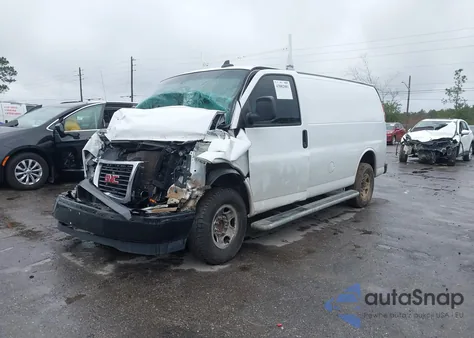 2021 GMC Savana Cargo Rwd 2500 Regular Wheelbase Work Van z USA, uszkodzony, nr VIN 1GTW7AFPXM1212467